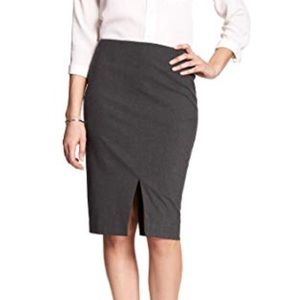 Banana Republic Petite Split Pencil Skirt